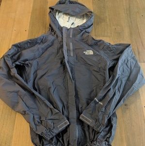 Gray North Face Wind Breaker Womens